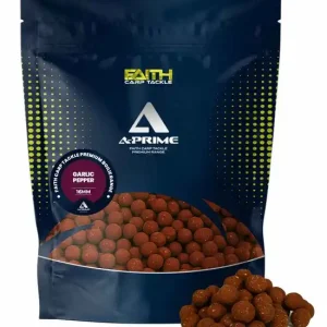Faith A-Prime Boilie - 1kg - 20mm - Garlic/Pepper Korting